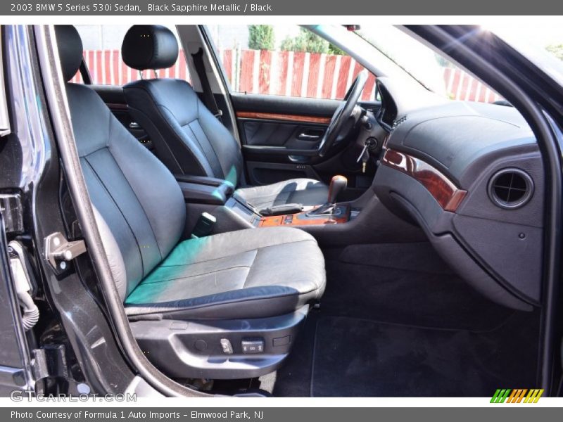 Black Sapphire Metallic / Black 2003 BMW 5 Series 530i Sedan