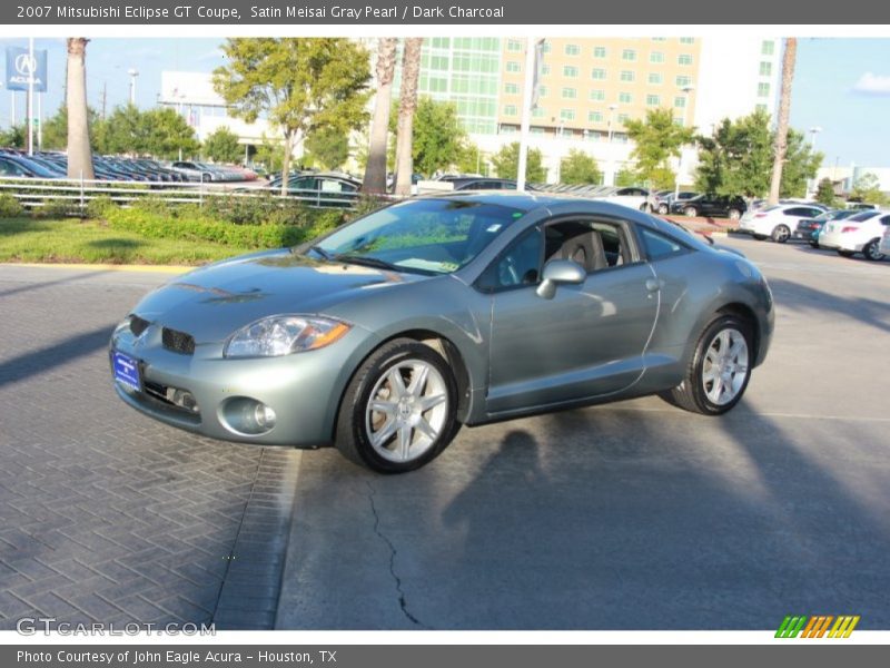 Satin Meisai Gray Pearl / Dark Charcoal 2007 Mitsubishi Eclipse GT Coupe