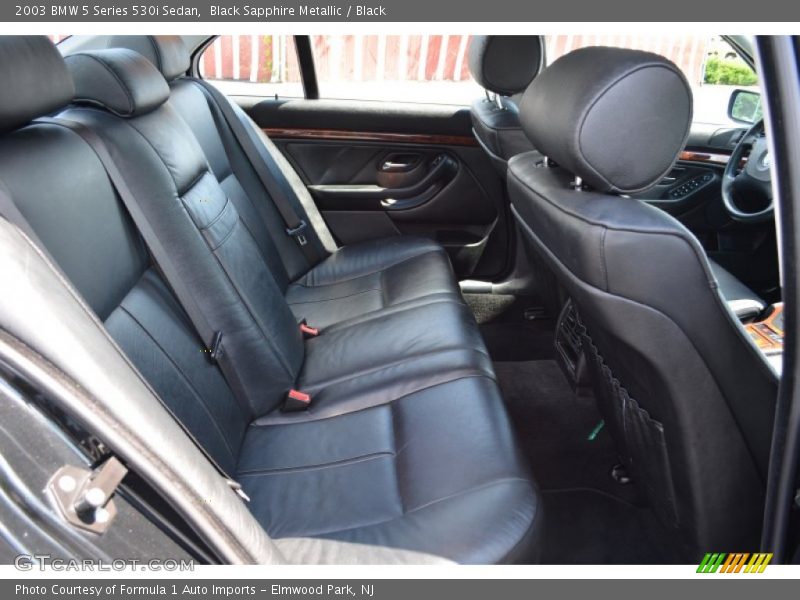 Black Sapphire Metallic / Black 2003 BMW 5 Series 530i Sedan
