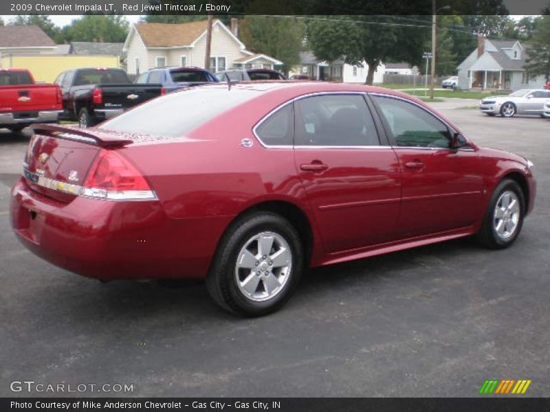 Red Jewel Tintcoat / Ebony 2009 Chevrolet Impala LT