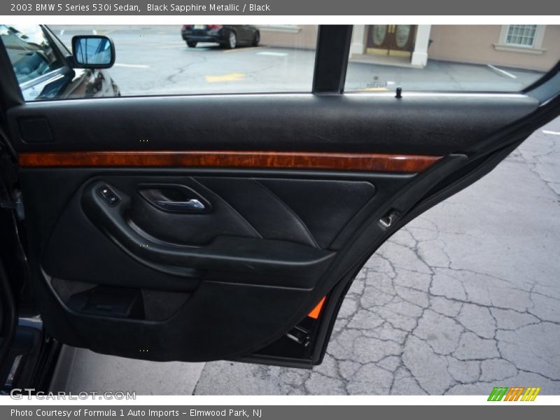Black Sapphire Metallic / Black 2003 BMW 5 Series 530i Sedan