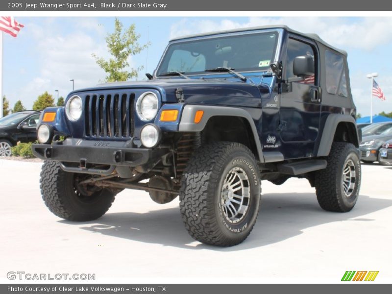 Black / Dark Slate Gray 2005 Jeep Wrangler Sport 4x4