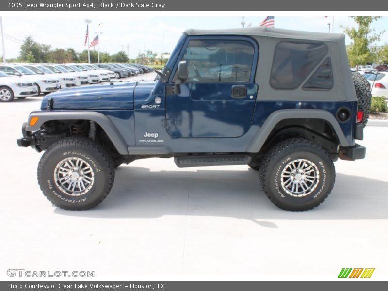Black / Dark Slate Gray 2005 Jeep Wrangler Sport 4x4