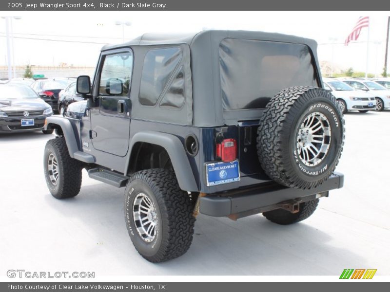 Black / Dark Slate Gray 2005 Jeep Wrangler Sport 4x4