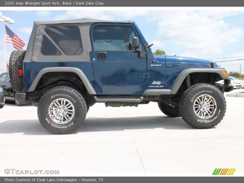 Black / Dark Slate Gray 2005 Jeep Wrangler Sport 4x4