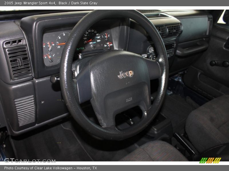 Black / Dark Slate Gray 2005 Jeep Wrangler Sport 4x4