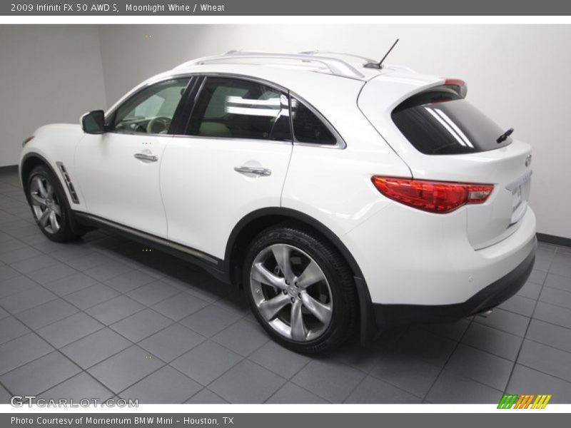 Moonlight White / Wheat 2009 Infiniti FX 50 AWD S