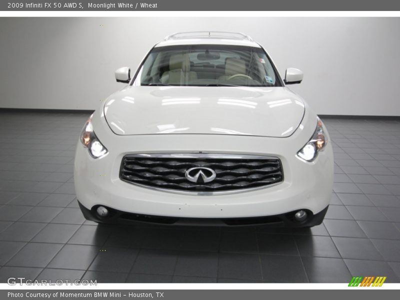 Moonlight White / Wheat 2009 Infiniti FX 50 AWD S
