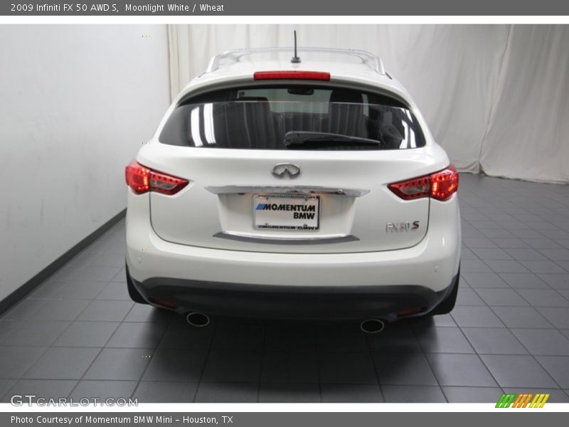 Moonlight White / Wheat 2009 Infiniti FX 50 AWD S