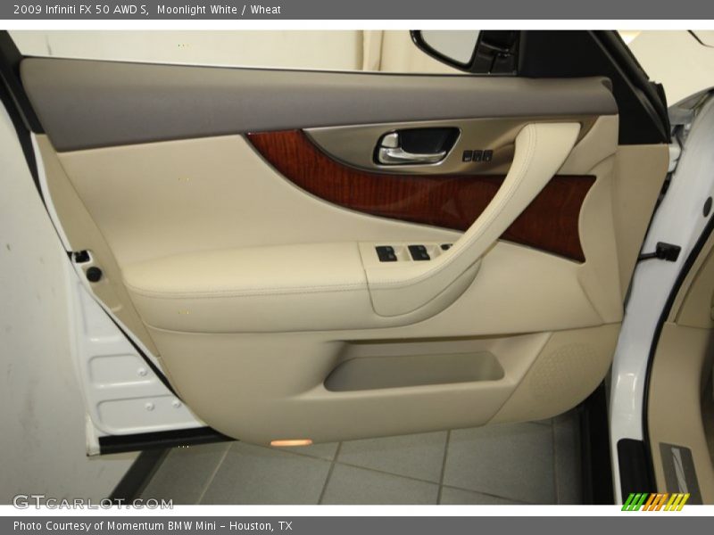 Moonlight White / Wheat 2009 Infiniti FX 50 AWD S