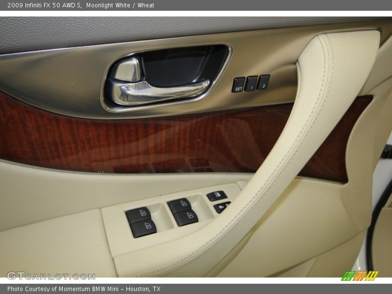 Moonlight White / Wheat 2009 Infiniti FX 50 AWD S
