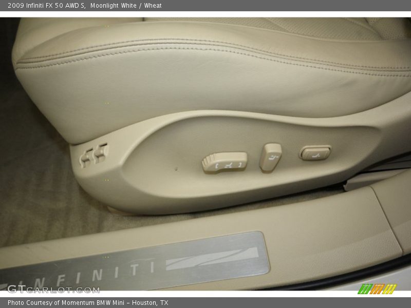 Moonlight White / Wheat 2009 Infiniti FX 50 AWD S