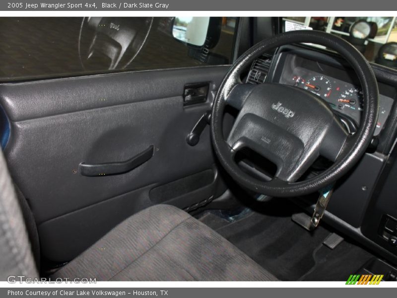 Black / Dark Slate Gray 2005 Jeep Wrangler Sport 4x4