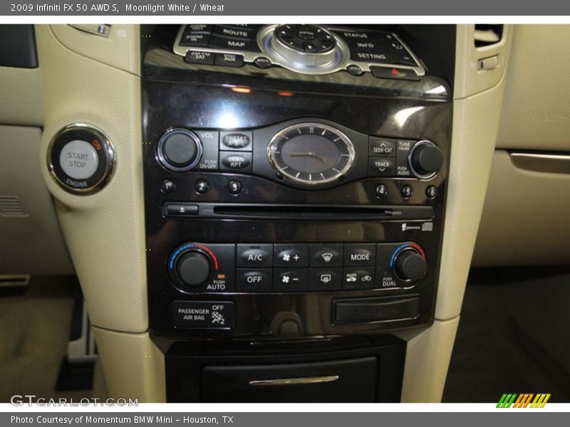 Moonlight White / Wheat 2009 Infiniti FX 50 AWD S