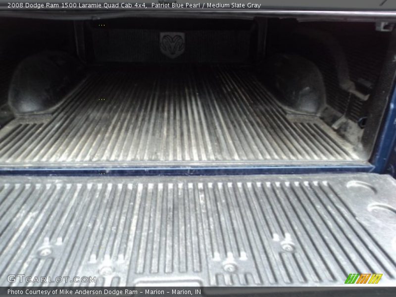 Patriot Blue Pearl / Medium Slate Gray 2008 Dodge Ram 1500 Laramie Quad Cab 4x4