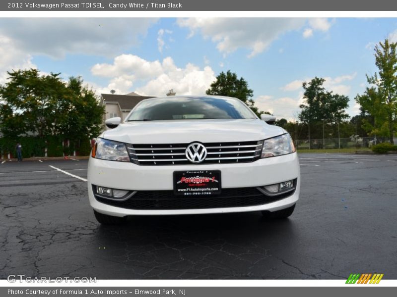 Candy White / Titan Black 2012 Volkswagen Passat TDI SEL