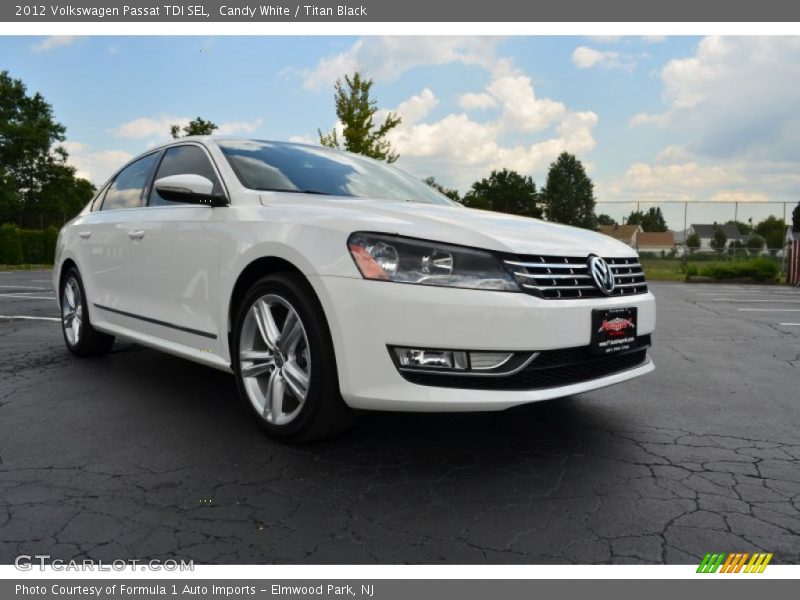 Candy White / Titan Black 2012 Volkswagen Passat TDI SEL