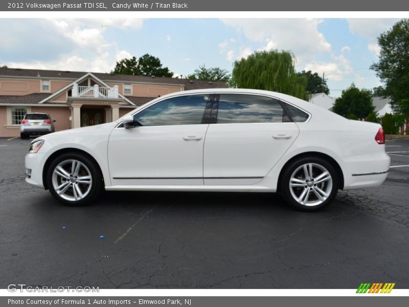Candy White / Titan Black 2012 Volkswagen Passat TDI SEL