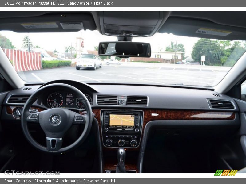 Candy White / Titan Black 2012 Volkswagen Passat TDI SEL