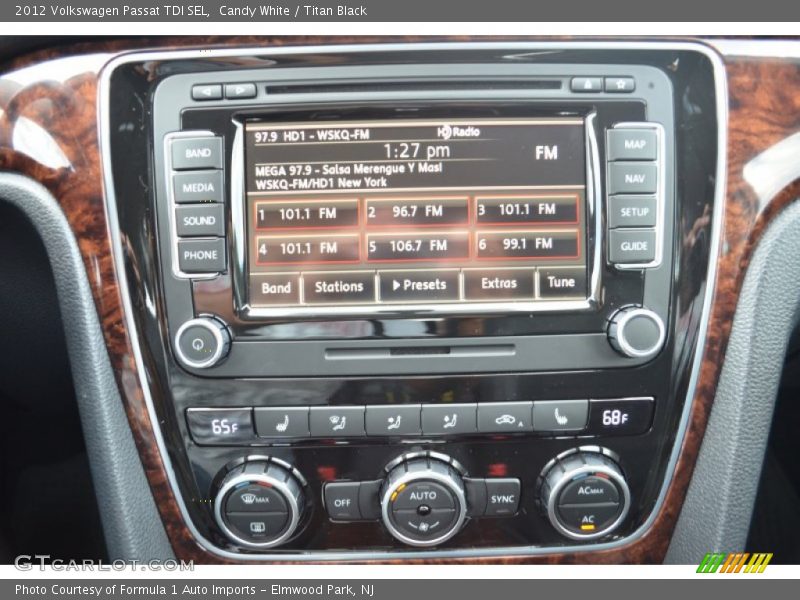Candy White / Titan Black 2012 Volkswagen Passat TDI SEL