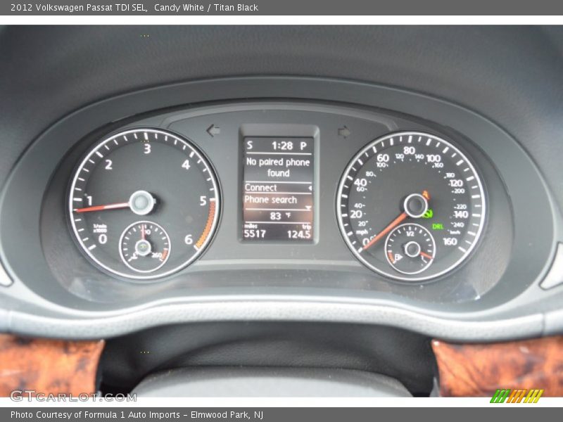 Candy White / Titan Black 2012 Volkswagen Passat TDI SEL