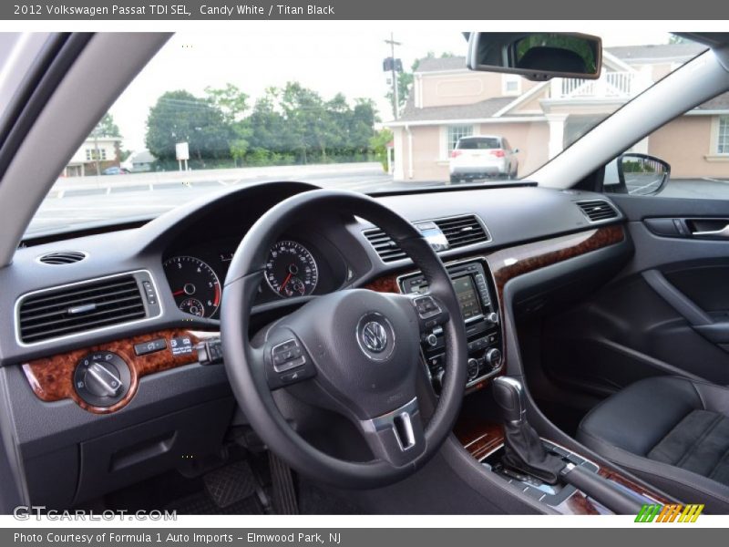 Candy White / Titan Black 2012 Volkswagen Passat TDI SEL