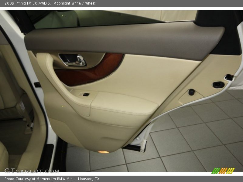 Moonlight White / Wheat 2009 Infiniti FX 50 AWD S