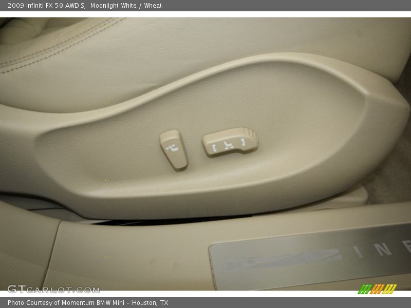 Moonlight White / Wheat 2009 Infiniti FX 50 AWD S