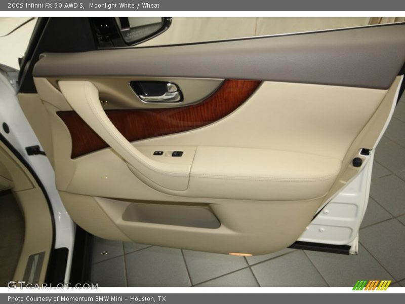 Moonlight White / Wheat 2009 Infiniti FX 50 AWD S