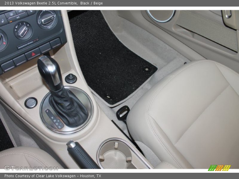 Black / Beige 2013 Volkswagen Beetle 2.5L Convertible