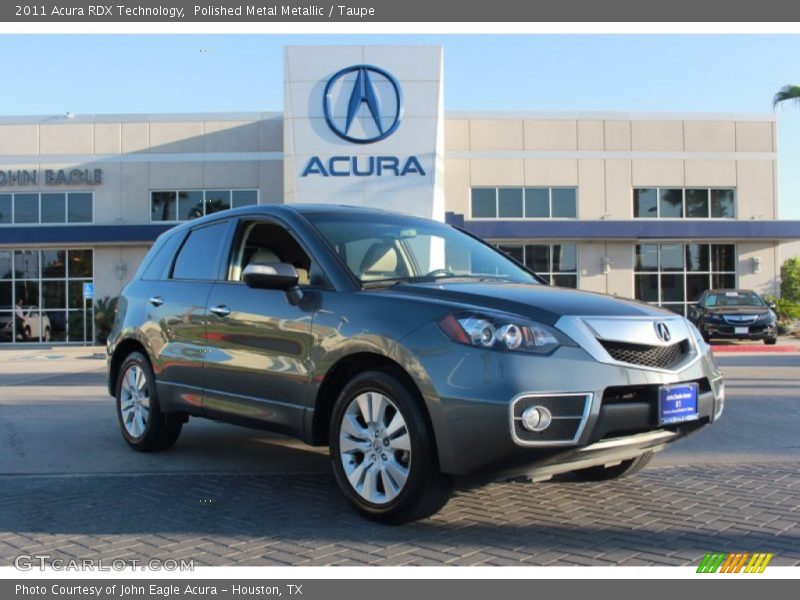 Polished Metal Metallic / Taupe 2011 Acura RDX Technology