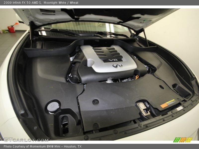 Moonlight White / Wheat 2009 Infiniti FX 50 AWD S