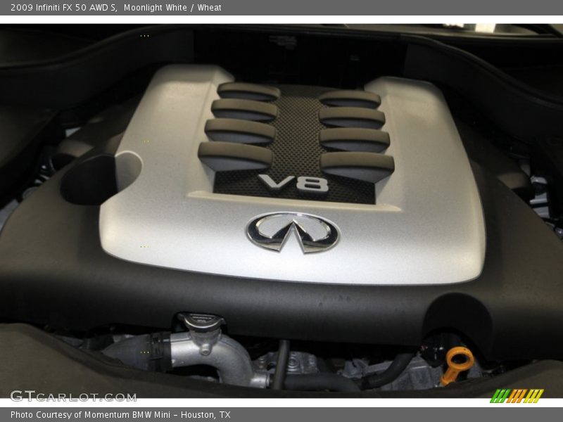 Moonlight White / Wheat 2009 Infiniti FX 50 AWD S
