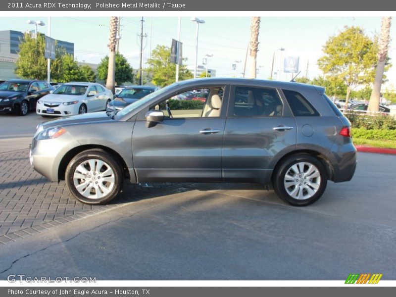 Polished Metal Metallic / Taupe 2011 Acura RDX Technology