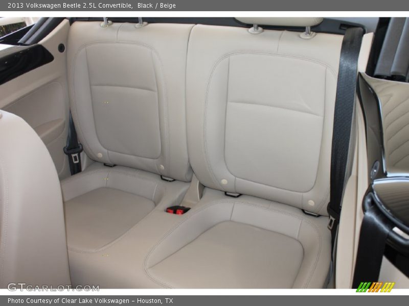 Black / Beige 2013 Volkswagen Beetle 2.5L Convertible