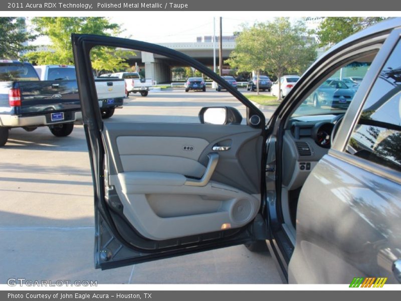 Polished Metal Metallic / Taupe 2011 Acura RDX Technology