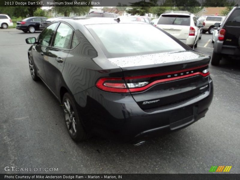 Maximum Steel Metallic / Black 2013 Dodge Dart SXT