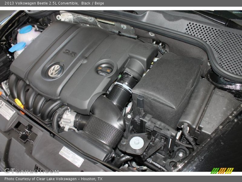 Black / Beige 2013 Volkswagen Beetle 2.5L Convertible