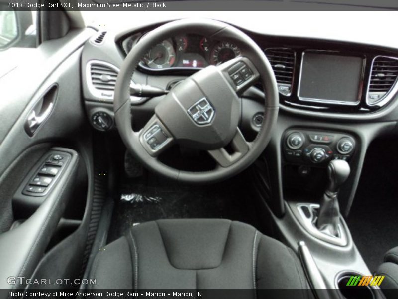 Maximum Steel Metallic / Black 2013 Dodge Dart SXT