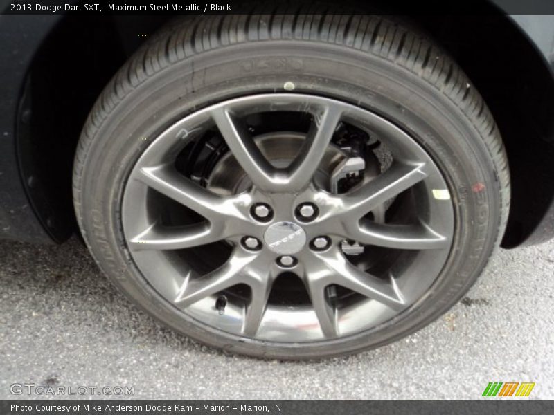 Maximum Steel Metallic / Black 2013 Dodge Dart SXT