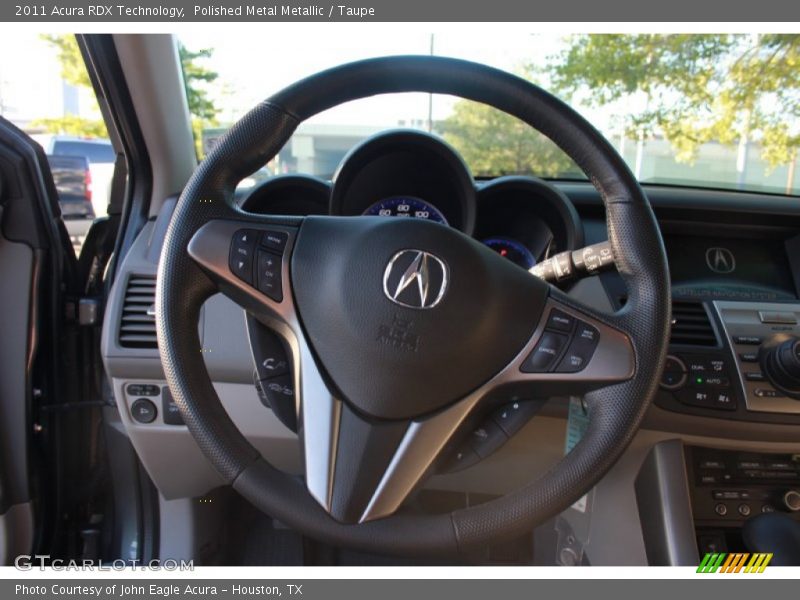 Polished Metal Metallic / Taupe 2011 Acura RDX Technology