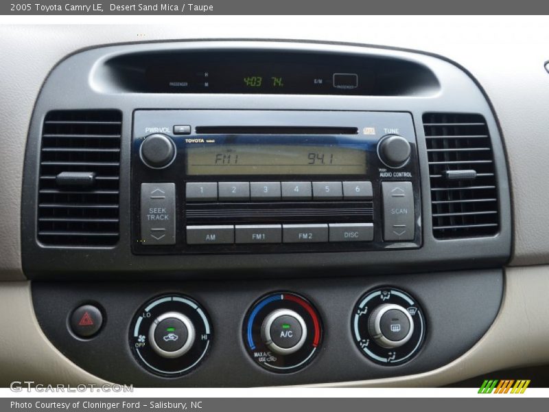 Desert Sand Mica / Taupe 2005 Toyota Camry LE