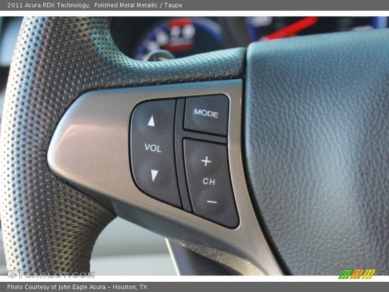 Polished Metal Metallic / Taupe 2011 Acura RDX Technology