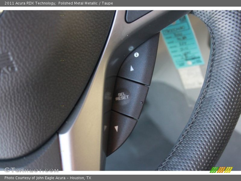 Polished Metal Metallic / Taupe 2011 Acura RDX Technology