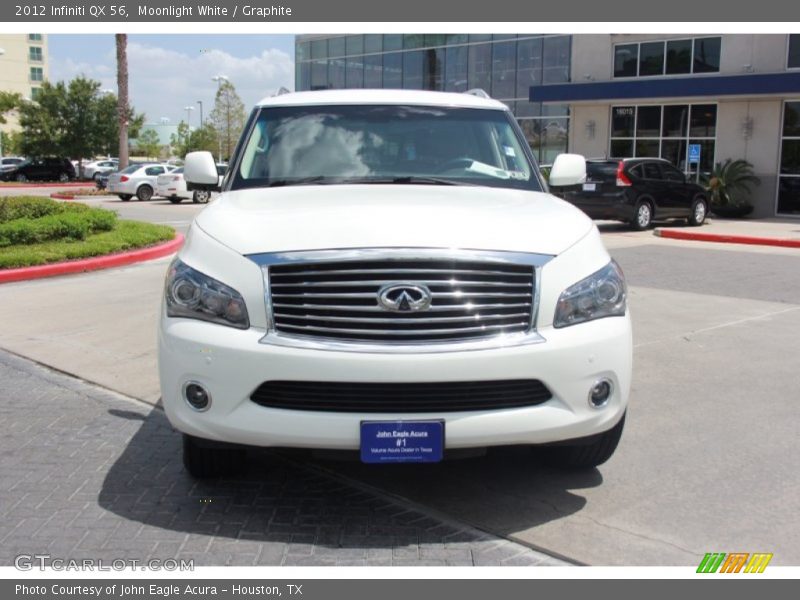 Moonlight White / Graphite 2012 Infiniti QX 56