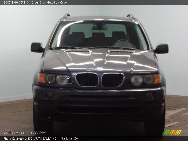 Steel Grey Metallic / Gray 2003 BMW X5 3.0i
