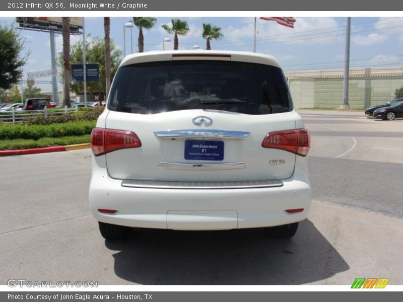 Moonlight White / Graphite 2012 Infiniti QX 56