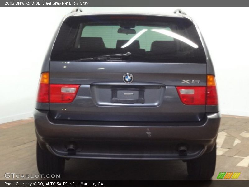 Steel Grey Metallic / Gray 2003 BMW X5 3.0i