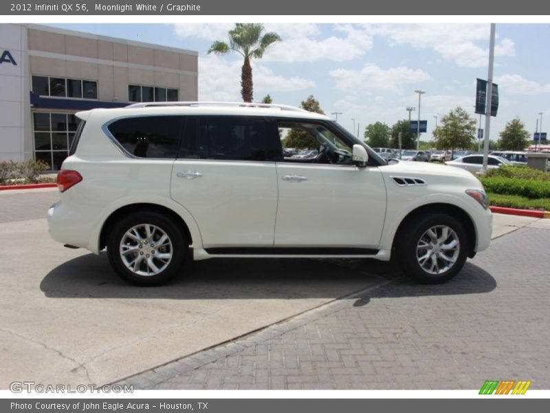 Moonlight White / Graphite 2012 Infiniti QX 56