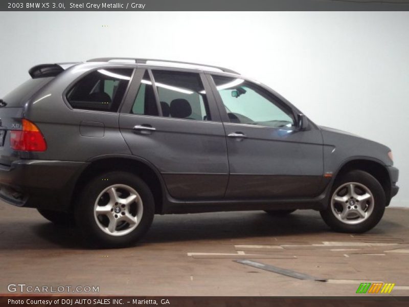 Steel Grey Metallic / Gray 2003 BMW X5 3.0i
